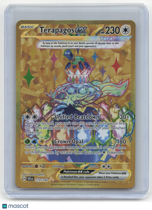 2024 Pokemon TCG Terapagos EX Stellar Crown #173/142