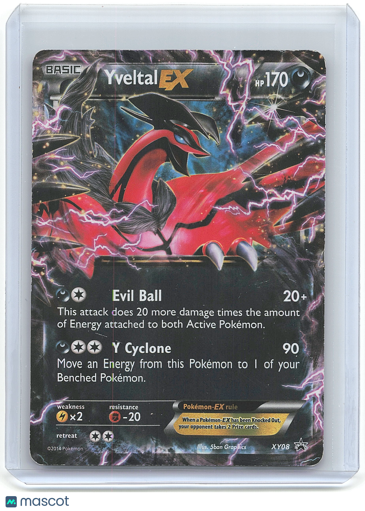 Pokémon Yveltal 2014 Pokemon XY #XY08 EX