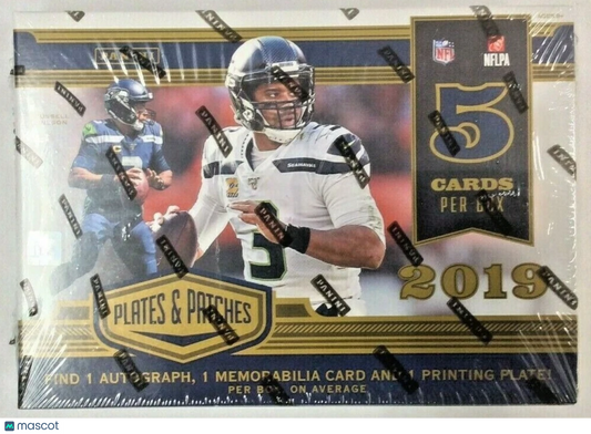 2019 Panini Plates & Patches Football Hobby Box