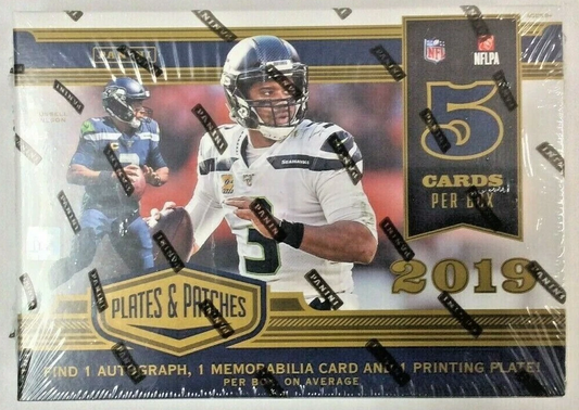 2019 Panini Plates & Patches Football Hobby Box