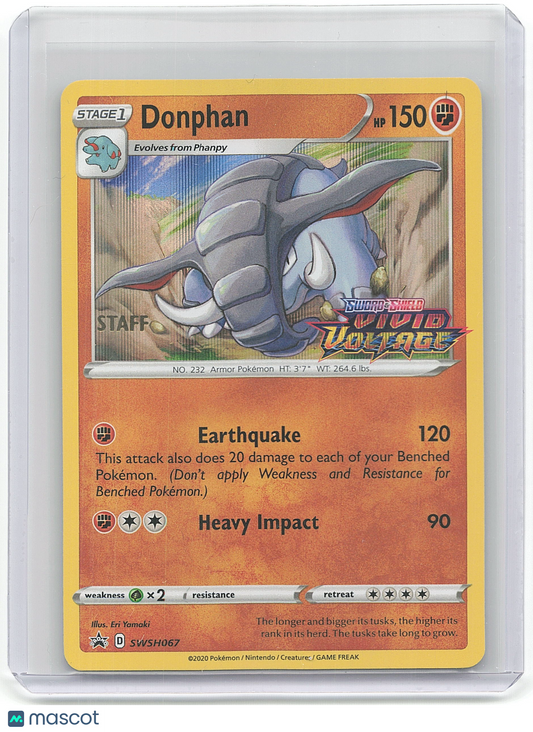 Donphan 2020 Pokemon Vivid Voltage #SWSH067 /