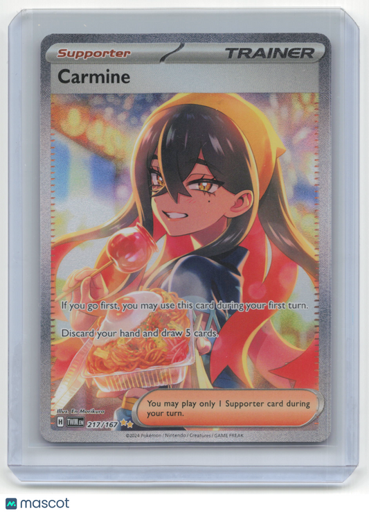 2024 Pokemon Carmine Twilight Masquerade #217/167 Near Mint
