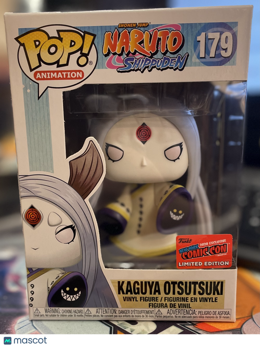 Funko Naruto Shippuden Kaguya Otsutsuki #179 Very Good NYCC 2020 Exclusive