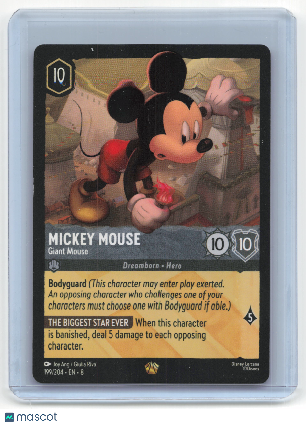2025 Disney Lorcana Mickey Mouse Reign of Jafar #199/204 English