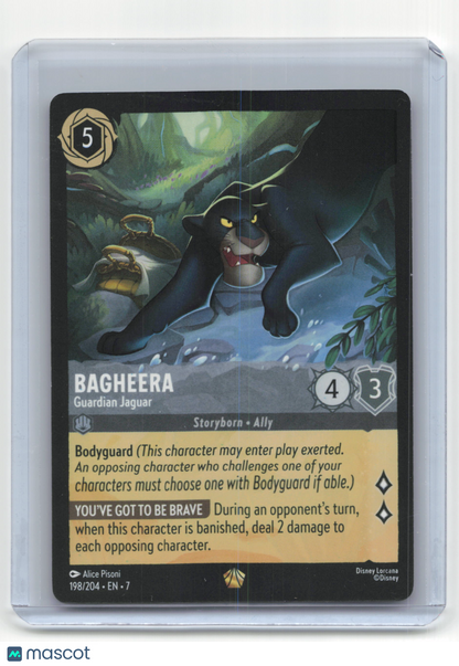 2025 Disney Lorcana—Bagheera #198/204 Archazia's Island—