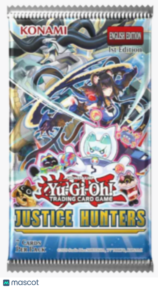 2025 Yugioh Justice Hunters Booster Pack