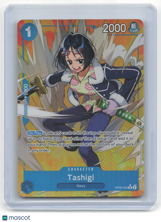 2023 One Piece Card Game Tashigi wings of the captain #OP06-050