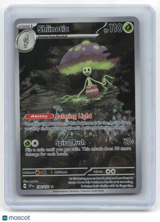 2024 Pokemon TCG Shiinotic Surging Sparks #194/191