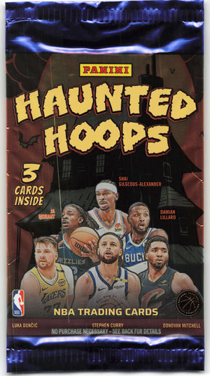 2025 Panini Haunted Hoops Basketball 3-card Fun Pack