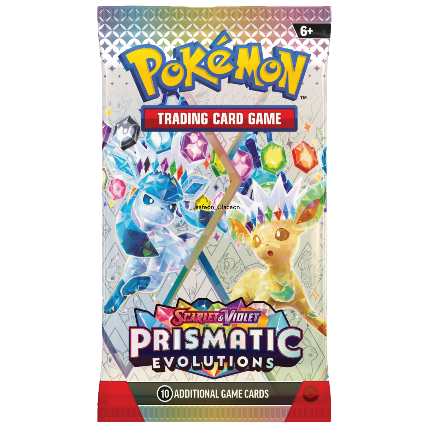 2025 Pokemon Scarlet & Violet Prismatic Evolutions Loose Booster Pack