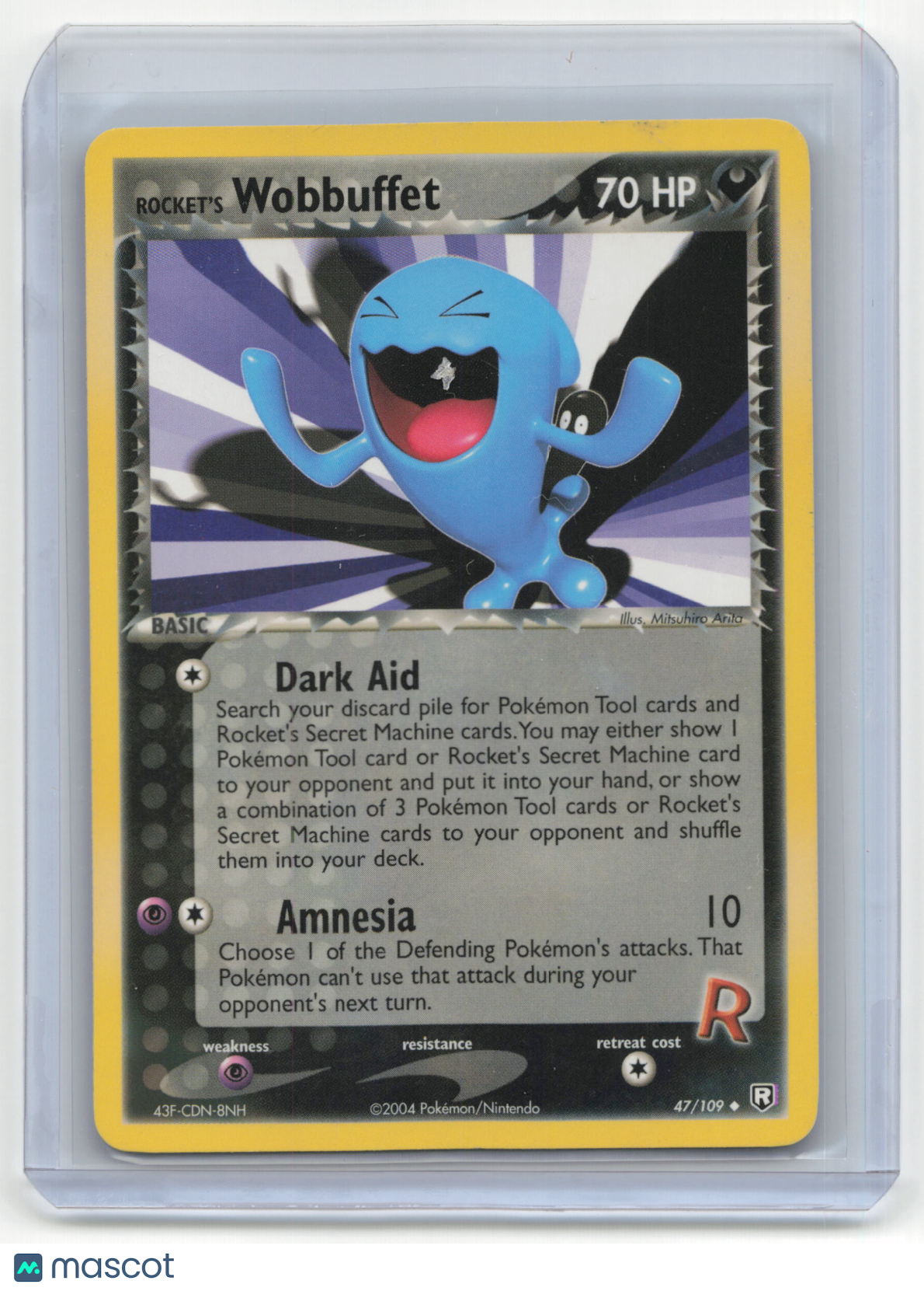 2004 Pokemon TCG Wobbuffet EX Team Rocket Returns #47/109 Lightly Played