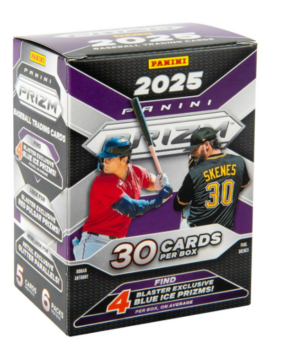 2025 Panini Prizm Baseball (Blue Ice/Red Pulsar) Blaster Box