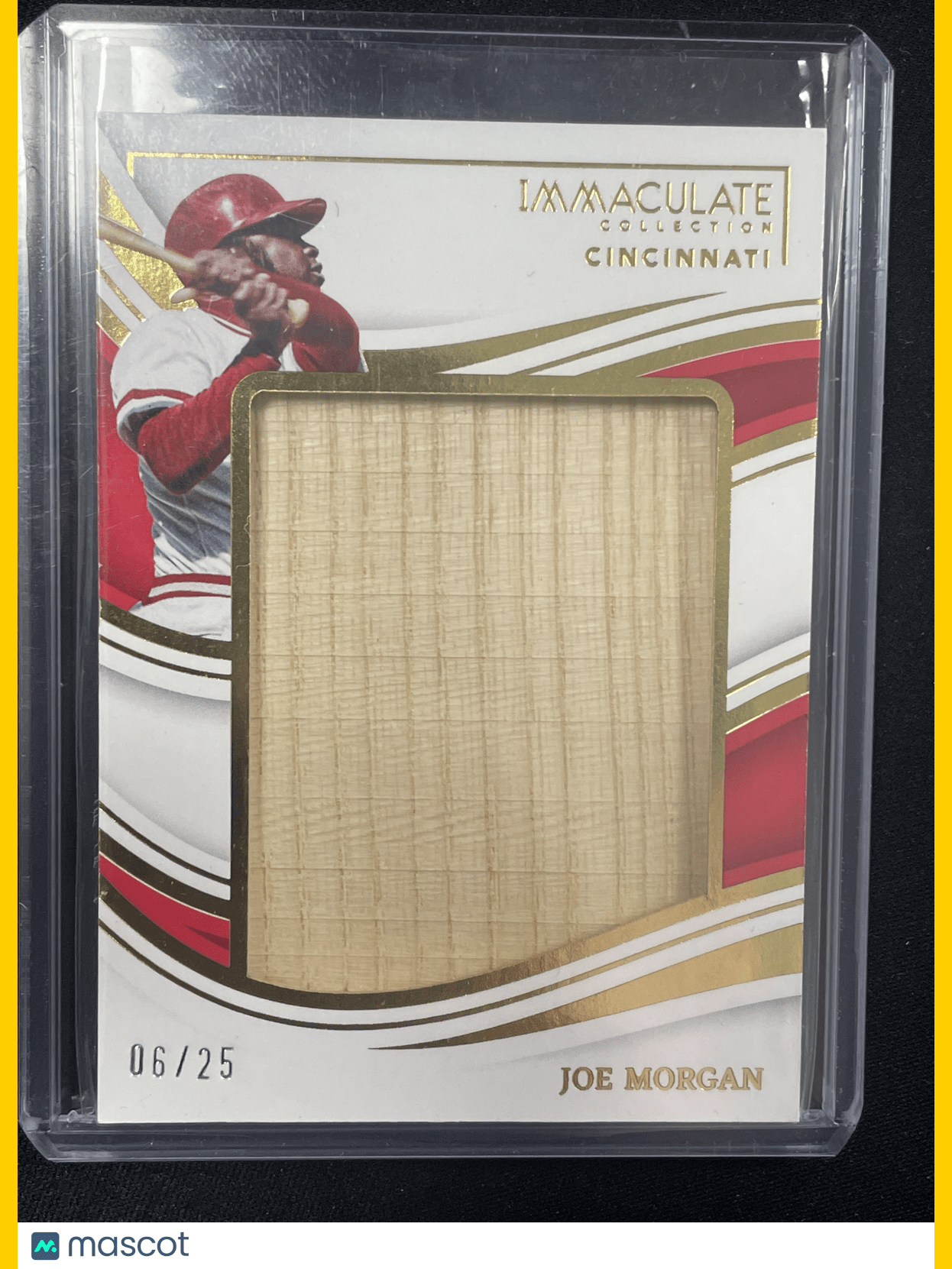 2023 Immaculate Baseball Joe Morgan Relic /25