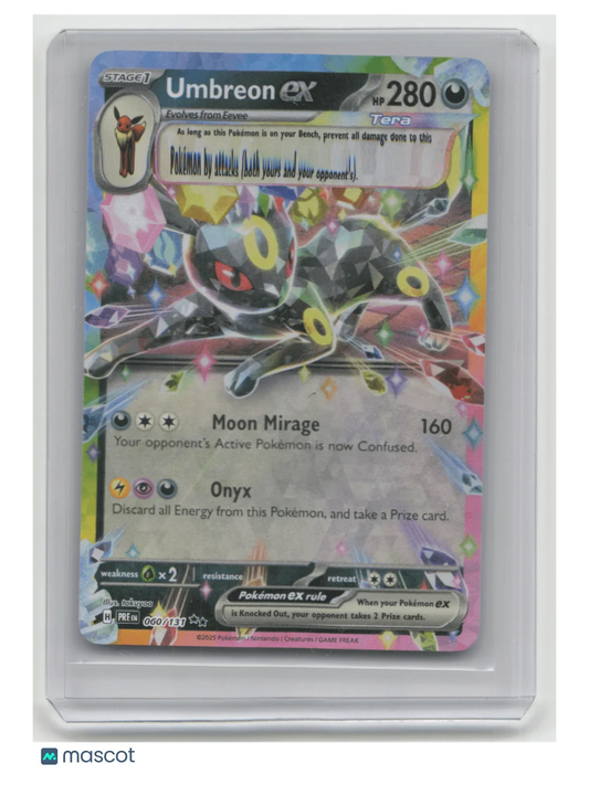 2024 Pokemon TCG Umbreon Prismatic Evolutions #060/131 - Papa Joey's Collectibles