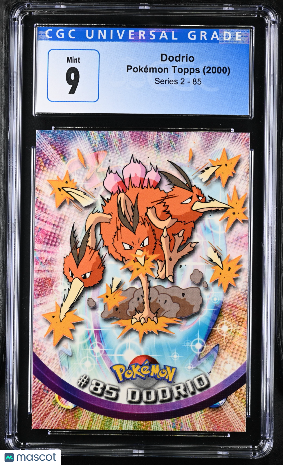 2000 Pokemon Topps Series 2 Pokémon Dodrio Non-Foil #85 CGC 9