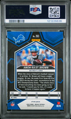 2024 Panini Mosaic —Amon-Ra ST. Brown #263 Honeycomb National Pride —PSA 9