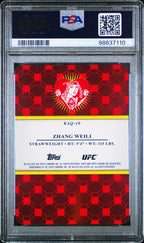 2024 Topps Chrome UFC Boxing/Wrestling—Zhang Weili Kings And Queens —PSA 10
