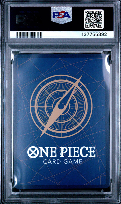 2024 One Piece—Portgas.D.Ace (Alternate Art) #OP07-119—Secret Rare Foil PSA 10