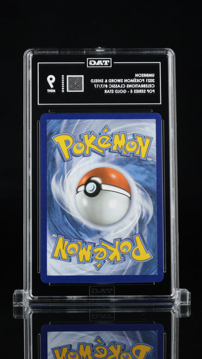 2021 Pokemon TCG—Umbreon Star #17/17 Celebrations: Classic Collection—Foil TAG 9