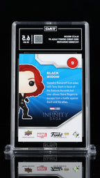2023 Upper Deck Funko Infinity Saga Marvel—Black Widow #9 Facsimile Sig.—TAG 6.5