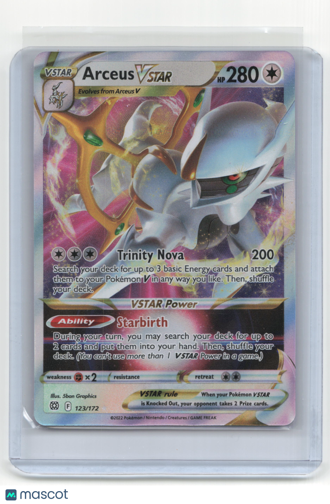 2022 Pokemon TCG Arceus VSTAR Brilliant Stars #123/172
