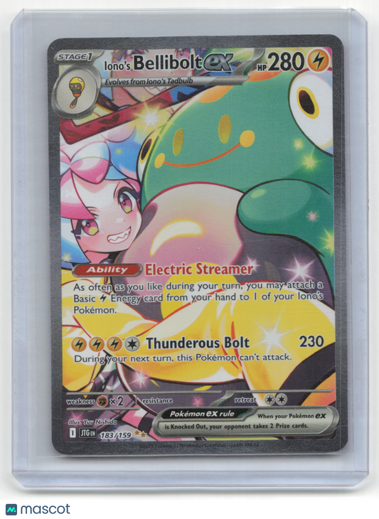 2025 Pokemon Bellibolt ex Journey Together #183/159
