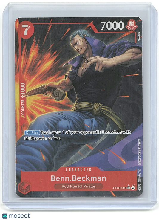 2023 One Piece Card Game Benn Beckman #OP03-009 English - Papa Joey's Collectibles
