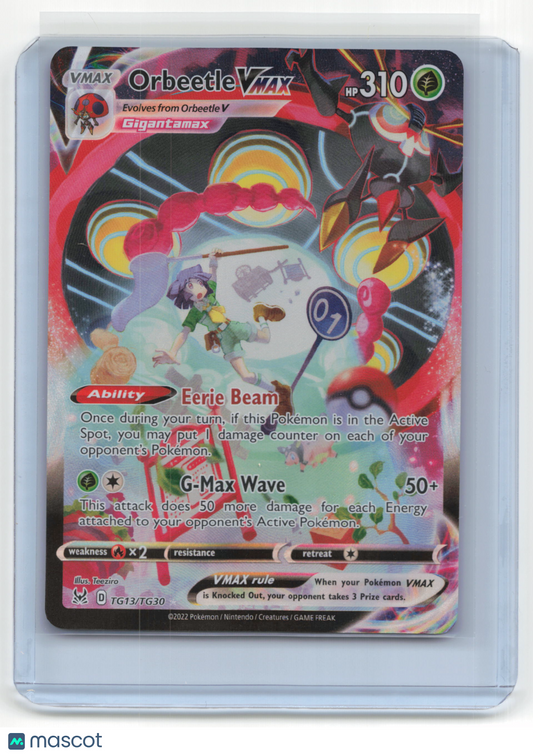 2022 Pokemon TCG Orbeetle VMAX Lost Origin #TG13/TG30 Lightly Played