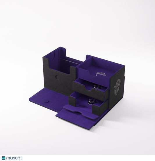 Gamegenic The Academic 133+ XL Convertible Black/Purple Deck Box