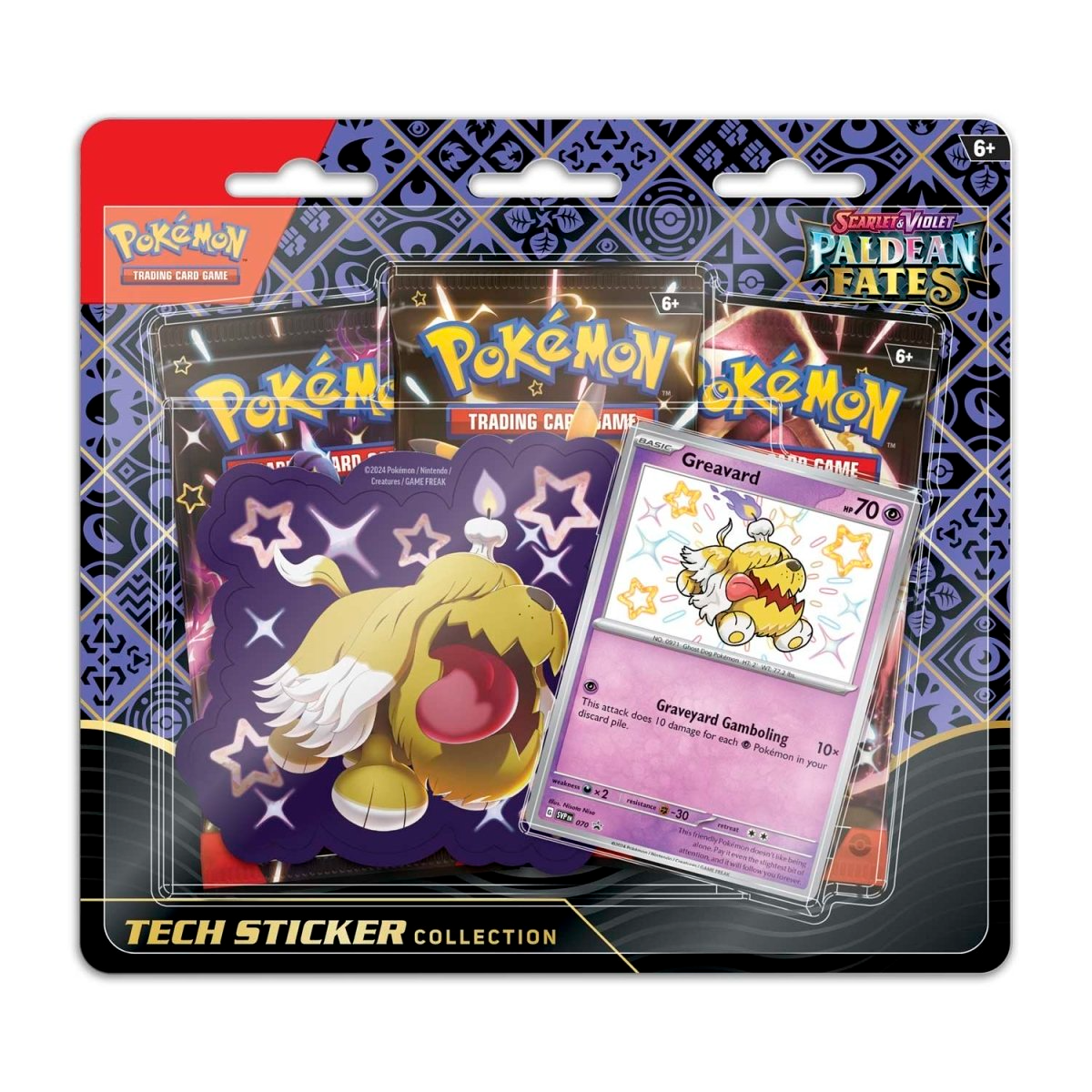 2024 Pokemon Scarlet & Violet Paldean Fates Tech Sticker Collection