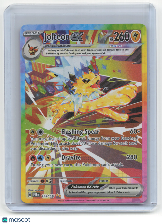 2025 Pokemon TCG Jolteon EX Prismatic Evolutions #153/131