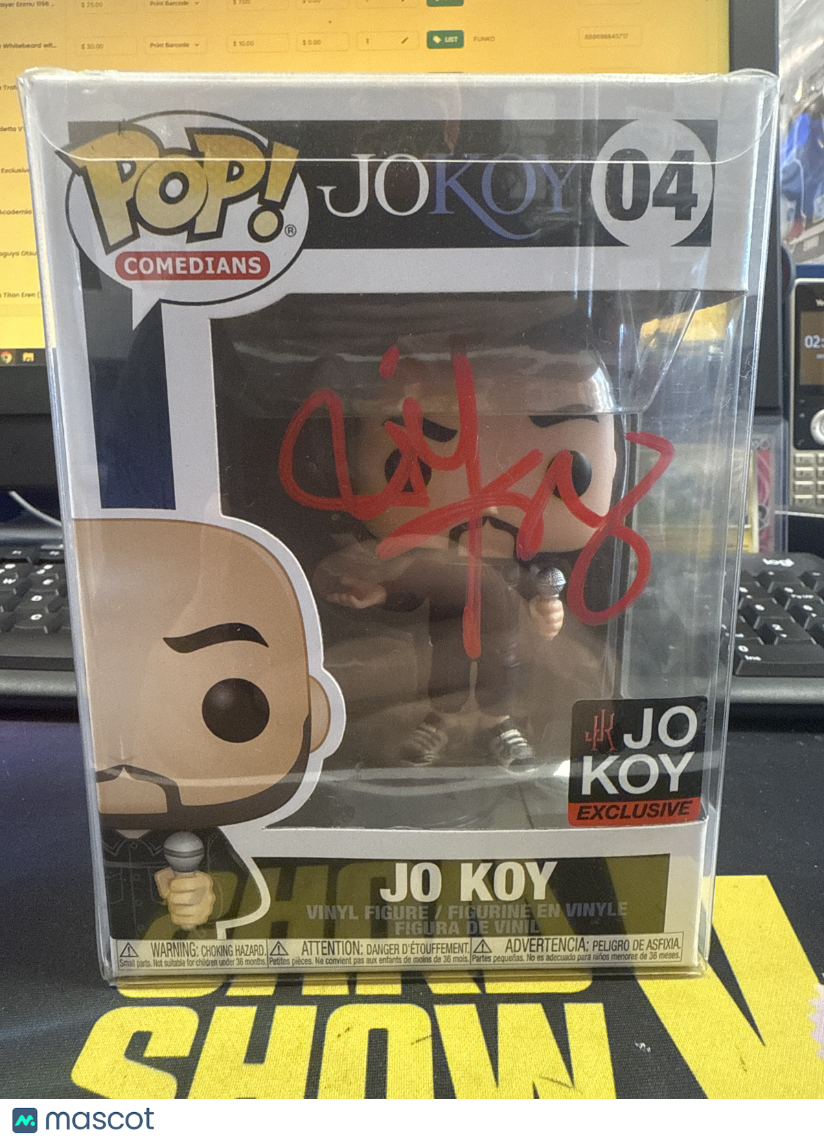 Funko Jo Koy #04 (Very Good) Exclusive Jo Koy Auto