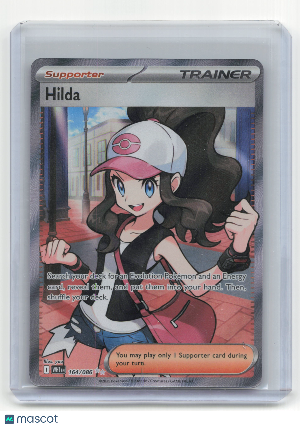 2025 Pokemon Hilda SV11W: White Flare #164/86 Near Mint