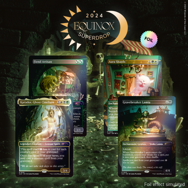2024 Magic: TG Secret Lair Drop: Diabolical Dioramas (Rainbow Foil Edition)