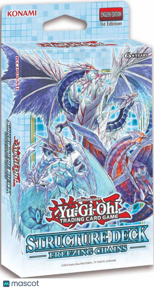 2021 Yugioh Freezing Chains Structure Deck Box
