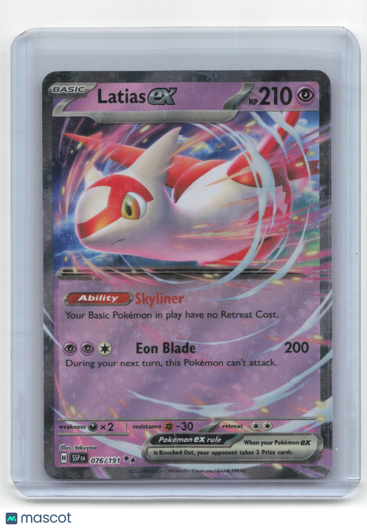 2024 Pokemon TCG Latias EX Surging Sparks #076/191