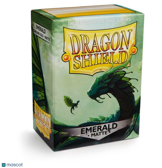Dragon Shield Standard 20 Pt. Emerald Matte Card Sleeves