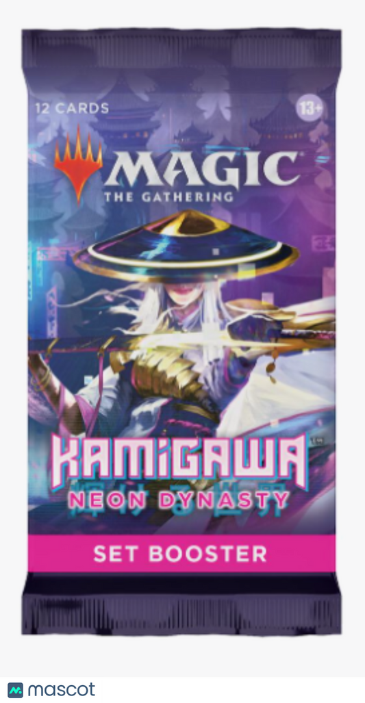 2022 Magic The Gathering Kamigawa Neon Dynasty Set Booster Pack