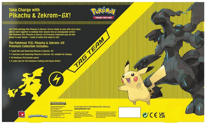 2021 Pokemon Sun & Moon Pikachu & Zekrom GX Premium Collection Box