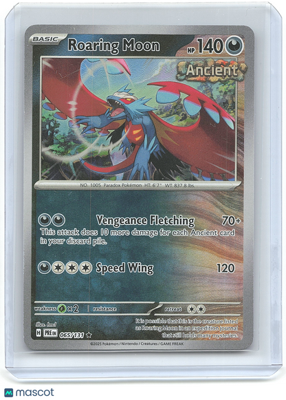 —Roaring Moon #065/197 2023 Pokemon Paradox— Holo Master Ball