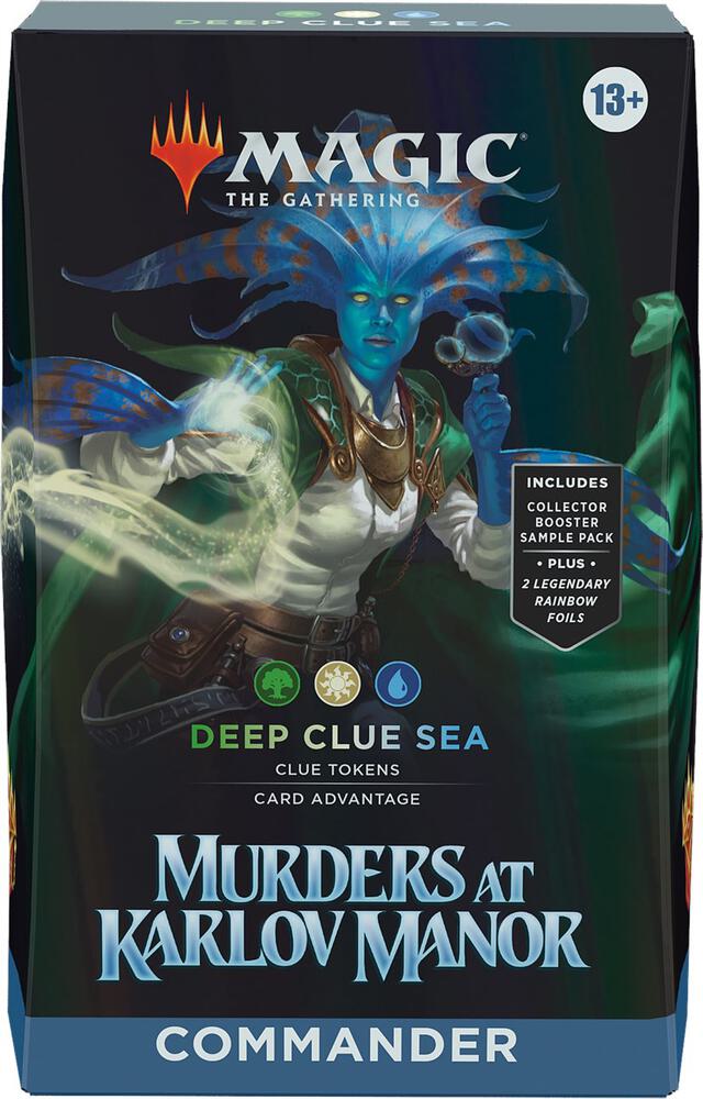 Magic The Gathering Deep Clue Sea (Murders at Karlov Manor) Commander Deck