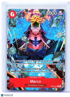 2026 One Piece—Marco (Alternate Art) #OP16-014 The Time of Battle—Rare Foil