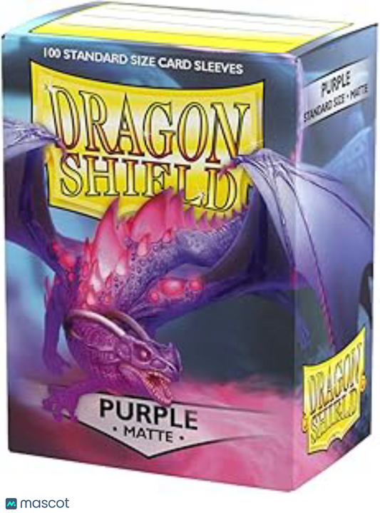 Dragon Shield Standard 20 Pt. Purple Matte Card Sleeves