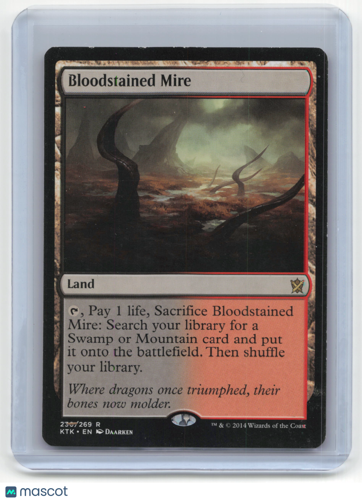 2014 Magic: The Gathering Bloodstained Mire Khans of Tarkir #230/269