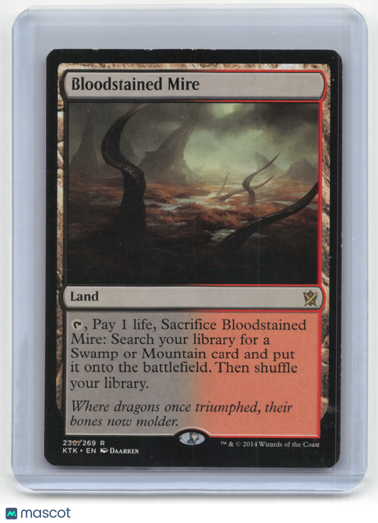2014 Magic: The Gathering Bloodstained Mire Khans of Tarkir #230/269