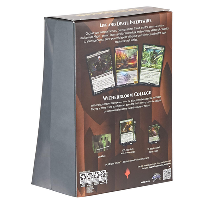 2021 Magic: TG Strixhaven: School of Mages Witherbloom Witchcraft Commander Deck