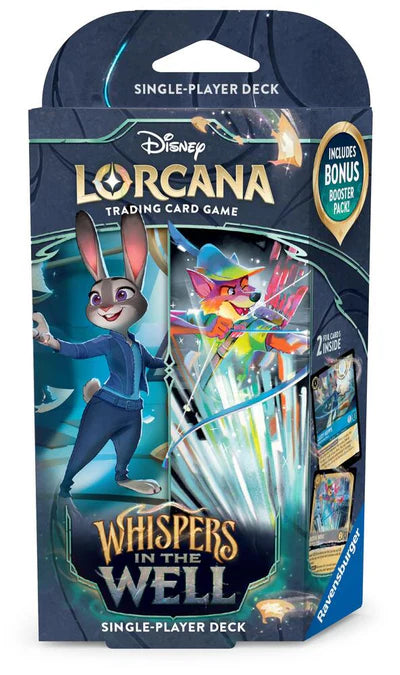 2025 Disney Lorcana TCG Whispers in The Well Sapphire & Steel Starter Deck