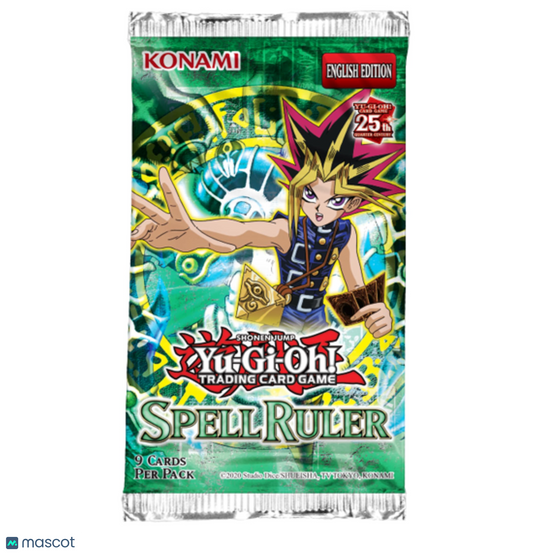 2023 YuGiOh! Spell Ruler 1st Edition 25th Quarter Century Booster Pack