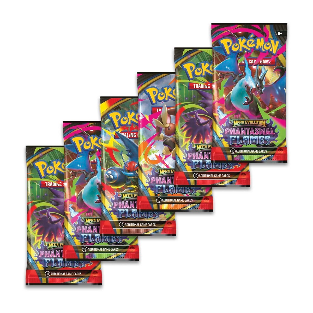 2025 Pokémon TCG: Mega Evolution—Phantasmal Flames Booster Bundle
