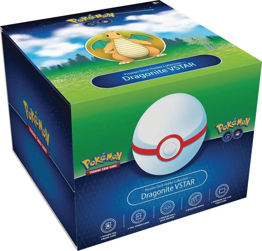 2022 Sword & Shield Pokemon GO [Dragonite VSTAR] Premium Deck Holder Collection